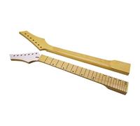 SXTYYH 7 Cuerdas Mástil De Guitarra 24 Trastes Mano Izquierda Color Original Arce Canadiense Bricolaje Sin Terminar Recambio Mástil Guitarra Eléctrica Mástil De Bajo Jazz