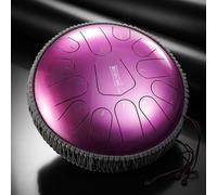 SXTYYH Aleación Tambor De Lengua De Acero 12 Nota 13 Pulgadas Tambor Handpan Set Instrumento De Percusión Con Bolsa Mazas for Concierto, Meditación, Yoga(D)