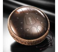 SXTYYH Aleación Tambor De Lengua De Acero 12 Nota 13 Pulgadas Tambor Handpan Set Instrumento De Percusión Con Bolsa Mazas for Concierto, Meditación, Yoga(B)