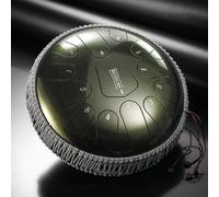 SXTYYH Aleación Tambor De Lengua De Acero 12 Nota 13 Pulgadas Tambor Handpan Set Instrumento De Percusión Con Bolsa Mazas for Concierto, Meditación, Yoga(G)