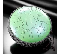 SXTYYH Aleación Tambor De Lengua De Acero 12 Nota 13 Pulgadas Tambor Handpan Set Instrumento De Percusión Con Bolsa Mazas for Concierto, Meditación, Yoga(E)