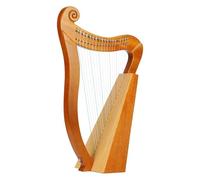 SXTYYH Arpa De Lira 10,15,19 Cuerdas Caoba Lyre Harp Fácil De Aprender Portátil Cuerpo De Caoba Instrumento Musical for Principiantes, Niños Y Adultos(19-tone log)
