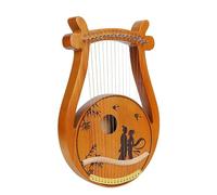 SXTYYH Arpa De Lira 10,15,19 Cuerdas Caoba Lyre Harp Fácil De Aprender Portátil Cuerpo De Caoba Instrumento Musical for Principiantes, Niños Y Adultos(16-tone box-lover)