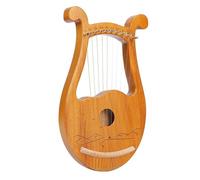 SXTYYH Arpa De Lira 10,15,19 Cuerdas Caoba Lyre Harp Fácil De Aprender Portátil Cuerpo De Caoba Instrumento Musical for Principiantes, Niños Y Adultos(10-tone box-camel)