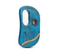 SXTYYH Arpa De Lira 16,21,24 Cuerdas Portátil Lyre Harp Instrumento Musical Cuerpo De Caoba Cuerda De Metal for Adulto Niños Principiante Arpa Lira Estilo Clásico(16-string Lotus)
