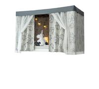 SXTYYH Cortina De Cama Litera De Dormitorio Universitario for La Parte Inferior, Cortina Opaca for Cama for Dormitorio Fácil Instalación Tienda for Litera(Curtain*3,1.2M_H+Yarn)