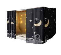 SXTYYH Cortina De Cama Litera Privacidad En Dormitorios Cortina Opaca for Cama for Dormitorio A Prueba De Polvo Tienda for Litera for Dormitorio Universitario(Curtain*3+Top,1.15M_1)