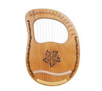 SXTYYH Cuerpo De Caoba Lyre Harp, 16 Cuerdas Portátil Estilo Clásico Arpa De Lira Instrumento Musical Con Llave De Afinar for Principiantes Adulto