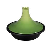 SXTYYH Hierro Fundido Tajine Marroqui Tradicional Tajín Marroquí for Cocinar Uso En Fogones Y Horno, Con Tapa Cónica De Cerámica for Platos Aromáticos(Verde)