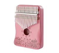 SXTYYH Kalimba 17 Teclas, Profesional Piano De Pulgar Instrumento Musical Piano De Dedos Portátil Marimbas Con Juego De Martillos De Afinación for Principiantes