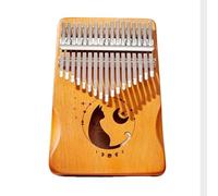 SXTYYH Kalimba Piano De Pulgar Portátil 17 teclas Instrumentos Musicales Piano De Dedos Con Kit De Martillo De Afinación for Niño Adulto Principiantes Marimbas Regalo(17-tone B)