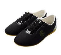 SXTYYH Kung Fu Tai Chi Zapatos for Mujer Y Hombre Lona Zapatos De Artes Marciales con Suela Antideslizante, for Interior Y Exterior Deporte(Negro,35 EU)