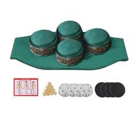 SXTYYH Portátil Moxa Box Con Recipiente De Cobre Sin Humo Y Funda Lavable Caja De Moxibustión for Aliviar El Estrés Y Mejorar La Circulación Caja De Moxa Ai Jiu 艾草 艾灸盒(Triple steel box)