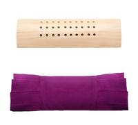 SXTYYH Set De Caja De Moxibustión, Madera Maciza Almohada Cervical Moxa Box for Rigidez En El Cuello Y Manos/Pies Fríos Con Control De Temperatura Giratorio for Dormir(Set B)