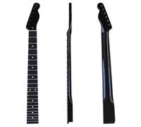 SXTYYH Tl Negro 22 Trastes Mástil De Guitarra Arce Palisandro Diapasón Apertura Con Punto De Sonido 10mm Cuello De Guitarra Eléctrica Bricolaje Modificación Mango De Guitarra