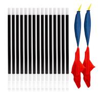 Sxutop 15 Piezas Varita Mágica Negro y Blanco con 2 Pañuelos Mágicos Varita Mágica de Mago para Fiesta Varita de Mago Divertida Magic Wand de Plástico para Fiesta Tematica Magica Actividades de Clase
