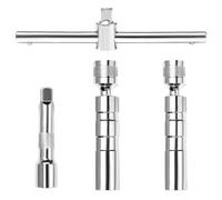 Sxutop Llaves para Bujías 2 Piezas Flexible Enchufe de Bujía Magnético de 14mm y 16mm Llave Vaso Bujia de Coche Vaso de Bujías Universal con Mango en T de 3/8 Pulgadas para Automóviles Motocicletas