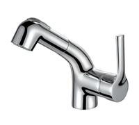 SXWYLZ Grifo Ducha Monomando Extensible, Grifo Fregadero, Grifos Mezclador de 2 Modos, Agua Fría y Caliente,Cromo