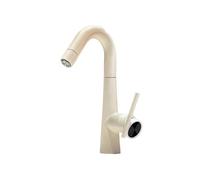 SXWYLZ Grifo Fregadero Extensible Grifos Giratorio de 360° Grifos para Lavabos de Baño con 2 Modos Grifo Lavabo Monomando Agua Fria y Caliente, Blanco