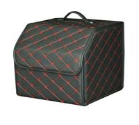 SXXTS Caja Almacenamiento para Audi A5 2-Door 2010-2016, Bolsa Organizadora de Herramientas para El Maletero Impermeable Plegable Accesorios,Black-Red-S-33X32X30CM