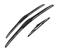 SXXTS Escobilla Coche para Toyota Yaris Cross XP210 2020-2024 24"+16"+12", Goma Antiarañazos Limpia Parabrisas Delanteras Y Traseras Coche Escobilla Limpiaparab