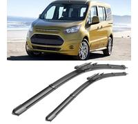 SXXTS Escobillas Limpiaparabrisas para Ford Transit Connect 2014-2016 28"+28, Cuchilla Escobillas Parabrisas Ventana Goma Limpia Parabrisas Coche Accesorios