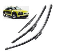 SXXTS Juego Limpiaparabrisas Delantero Y Trasero Parabrisas Ventana para C-itroenC4 Cactus 2014-2020 26" 18"+10", Parabrisas Ventana Durable Accesorios