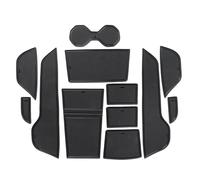 SXXTS Ranura de la Puerta del Coche para MG4 EV 2023, Copa Mats Antideslizante Impermeable Puerta Interior Coche Accesorios,Black
