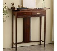 SXYCKRUI Altar, Consola Estrecha de 30cm, Mesa de Consola Rústica con 2 Cajones para Sala de Estar, Pasillo y Decoración de Vestíbulo(88 * 30 * 108 cm/35 * 12 * 43 in)