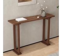 SXYCKRUI Consola Estrecha, Mesa Recibidor Entrada Modernas, Console Table de Madera Maciza para Pasillos, Dormitorios, Salas de Estar y Recibidores(Brown,140 * 30 * 80 cm/55 * 12 * 31 in)