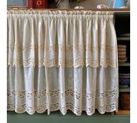 SXYCKRUI Cortinas de Gabinete Que Proporciona Privacidad y Protege del Polvo, Estantes Cortina Panel Plisadas de Estilo Retro para Lavavajillas, Escritorios y Cafeterías(250 * 70cm/98 * 28in)