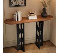 SXYCKRUI Mesa de Entrada de Madera, Console Table Moderna, Consola Estrecha de 35cm para Pasillo, Dormitorio, Sala de Estar y Recibidor(Natural,100 * 35 * 80 cm/39 * 14 * 31 in)
