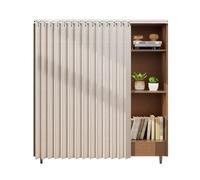 SXYHCK Cortinas para Estanterías Abiertas, Cortinas A Prueba De Polvo para Armarios De Cocina, Cortina Opacos De Privacidad para Debajo del Fregadero(Beige,140x180cm)