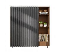 SXYHCK Cortinas para Estanterías Abiertas, Cortinas A Prueba De Polvo para Armarios De Cocina, Cortina Opacos De Privacidad para Debajo del Fregadero(Gray,80x100cm)