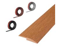 SXYHCK Tapajuntas Suelo Autoadhesivo, Tiras De Transición Para Bordes De Moqueta Laminada Para Alturas De 3-5mm, Reductor De Umbral De PVC Flexible(Teak,5m/16.4ft)