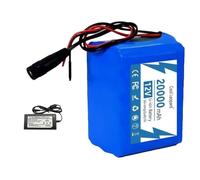 SXYKXYDL 12 V 20 Ah Lithium-Ionen-Akkupack, Elektrofahrrad-Roller-Akku 3S5P, Elektrofahrrad-Lithium-Ionen-Akkupack, Lithium-Akkupack für Elektrofahrrad-Roller mit 12,6 V Ladegerät