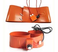 SXYKXYDL Banda calefactora para bidones, 1500 W, para bidones de Aceite y Tanques de GLP, Control por Perilla