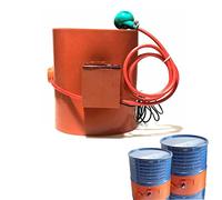 SXYKXYDL Calentador de Tambor metálico, Calentador de Tambor con Correa calefactora de Silicona, termostato Ajustable de 30-130 °C con Perilla Digital (Digital, 30 L, 940 x 250 mm, 1000 W).