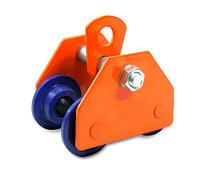 SXYKXYDL Carro Manual de Alta Resistencia con Ancho Ajustable y Rodillo de riel de 4 Ruedas para Aplicaciones de Vigas en I Rectas y Curvas