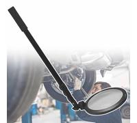 SXYKXYDL Espejo de inspección LED para vehículos, Espejo Redondo de búsqueda para Techo automotriz 2X, Espejo de búsqueda para vehículos, para estantes y Esquinas, C, A