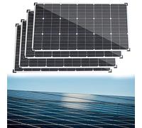 SXYKXYDL Kit de Panel Solar de 200 W para Uso doméstico, de silicio monocristalino, Resistente al Agua, con Carga de baterías de 12 V y Controlador de 40 A (Cuatro Piezas)