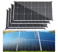 SXYKXYDL Kit de Panel Solar de 800 W, Kit de Panel Solar monocristalino Flexible de 400 W + Controlador Solar de 40 A para casa, Caravana y Barco. Cuatro Piezas.