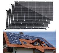 SXYKXYDL Kit de Panel Solar Flexible de 800 W y 18 V, módulo fotovoltaico monocristalino, Controlador Solar de 18 V y 40 A para Carga de batería de 12 V, Cuatro Piezas.