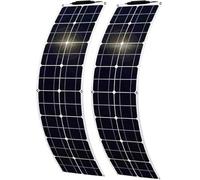 SXYKXYDL Kit de Panel Solar portátil, monocristalino Flexible de 400 W/800 W con Controlador de 40 A y Cargador de batería de 12 V-24 V para casa, Autocaravana, RV, Barco y Coche.