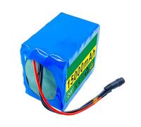 SXYKXYDL Lithium-Akkupack 24 V 15 Ah für Elektrofahrräder - wasserdichter, wiederaufladbarer Li-Ionen-Akku mit BMS und Ladegerät