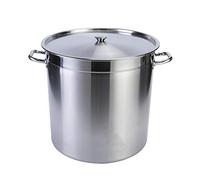 SXYKXYDL Olla/Cubo para Sopa BanBe, 25-50 cm, Comercial, Cubo para Sopa de Acero Inoxidable 201, con Tapa, Cubo de Almacenamiento de Agua, para Cocina de Gas/inducción (tamaño: 45 cm) (45 cm)