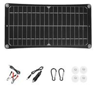 SXYKXYDL Panel Solar Flexible de silicio monocristalino semiflexible con USB de 12 V/5 V CC para Exteriores, Ciclismo, Camping, Senderismo y Viajes (50 W)