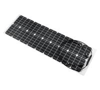 SXYKXYDL Panel Solar monocristalino Flexible, Kit de celda Solar monocristalina semiflexible de 18 V para el hogar, Ideal para Exteriores, Coche, yate, Caravana, Cargador de batería (150 W)