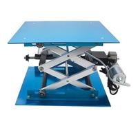 SXYKXYDL Plataforma elevadora de óxido de Aluminio, 250 x 250 mm, con Elevador eléctrico, Altura de 90 a 365 mm, Capacidad de Carga de 30 kg, para Laboratorios Escolares.