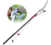 SXYKXYDL Podadoras de pértiga 2 en 1 para podar árboles, pértiga Extensible telescópica de 24 pies, con Cuerda de Nailon de 16,4 para Quitar Ramas, Herramientas de poda de árboles de Alto Alcance